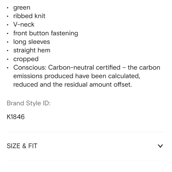 Ganni Knit cardigan NWT - Picture 4 of 6